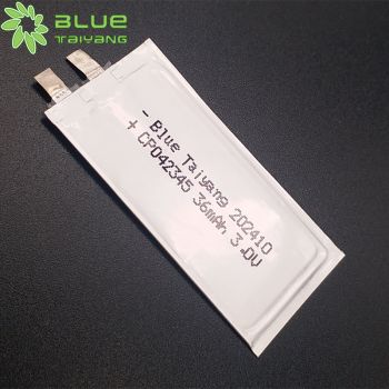 CP042345 3.0V 36mAh 鋰二氧化錳電池 超薄低溫 智能卡標(biāo)簽