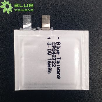 CP042722 3.0V 16mAh 超薄低溫智能卡標(biāo)簽二氧化錳鋰電池