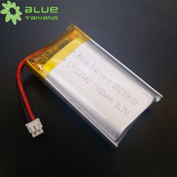 102542 3.7V 1100mAh 4.07wh 水分測定儀聚合物鋰電池,鈷酸鋰材料