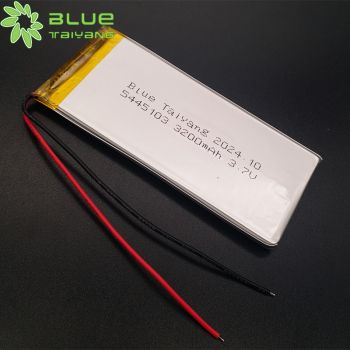 可充電鋰聚合物鋰電池 5445103 3200mAh 3.7V便攜設(shè)備聚合物鋰電池